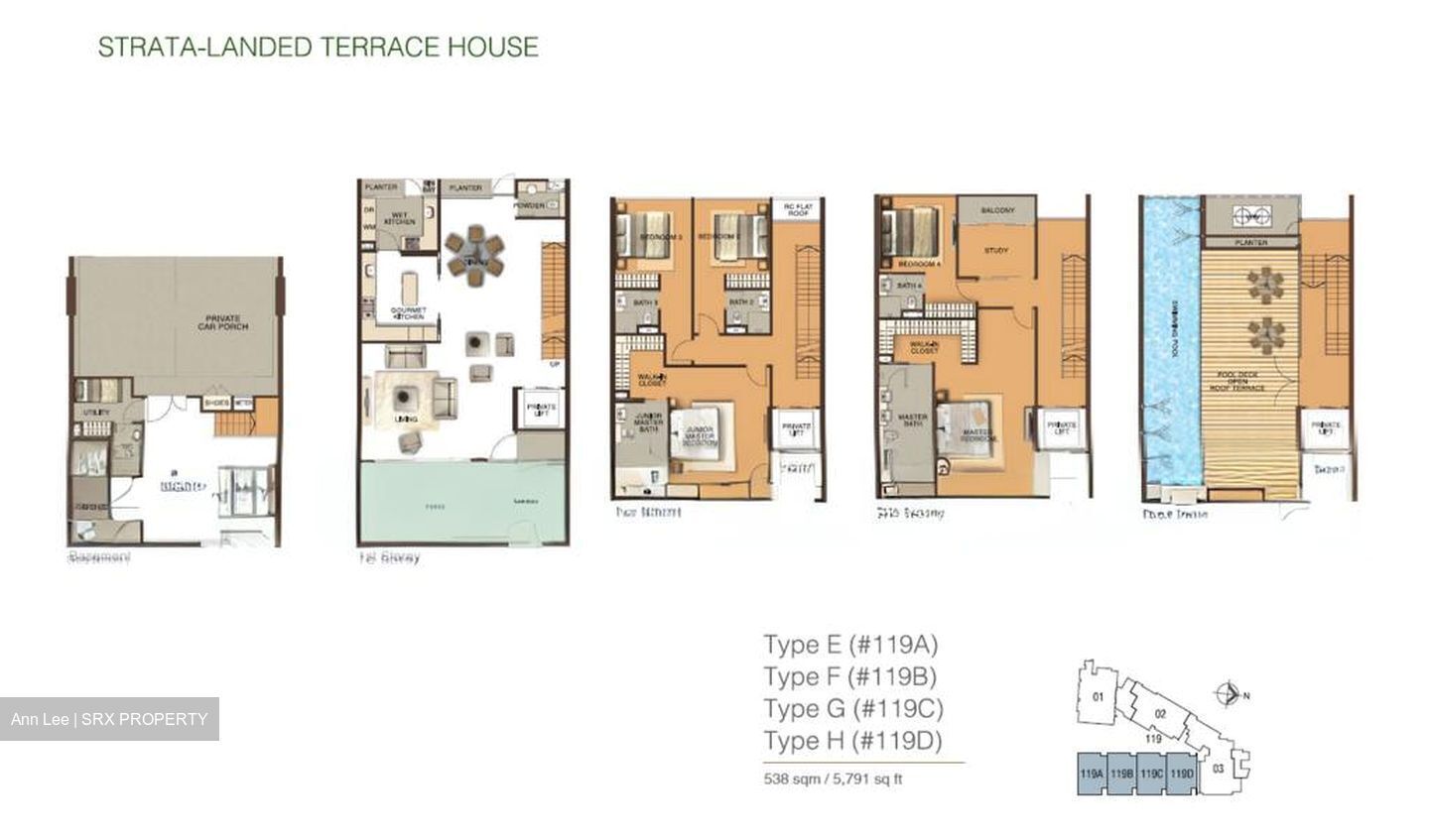 RESIDENCES AT EMERALD HILL (D9), Apartment #581292001